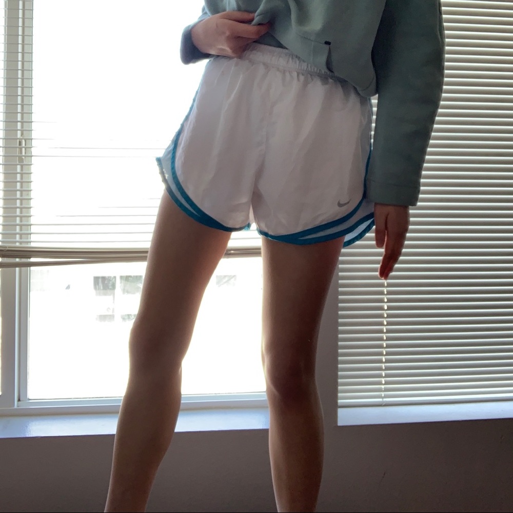 NIKE blue & white shorts